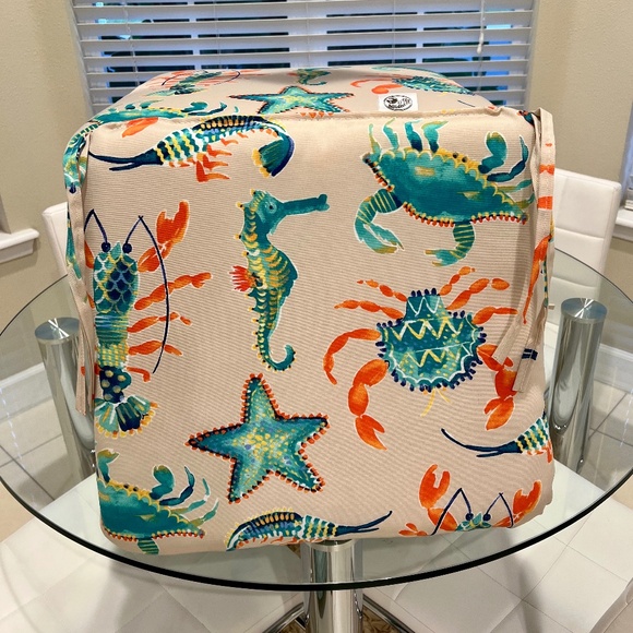 4 Coastal Theme Chair Cushions ~ NWOT - Picture 3 of 4